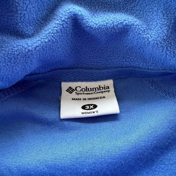 Women’s Columbia Glacial Fleece Full Zip Lightweight Jacket Size‎ 3X NWT - Picture 6 of 9